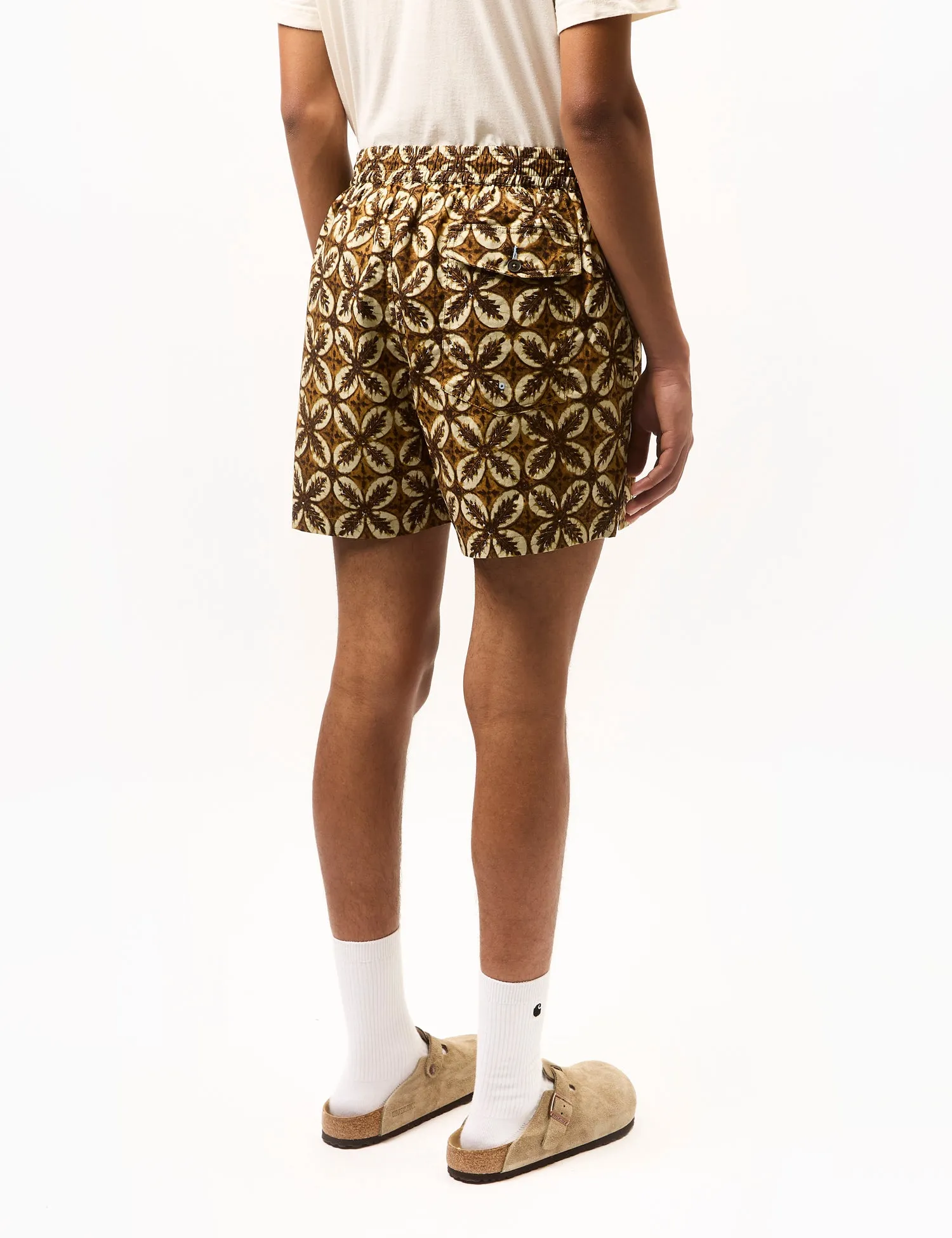 Universal Works Action Shorts (Lobby Print) - Brown