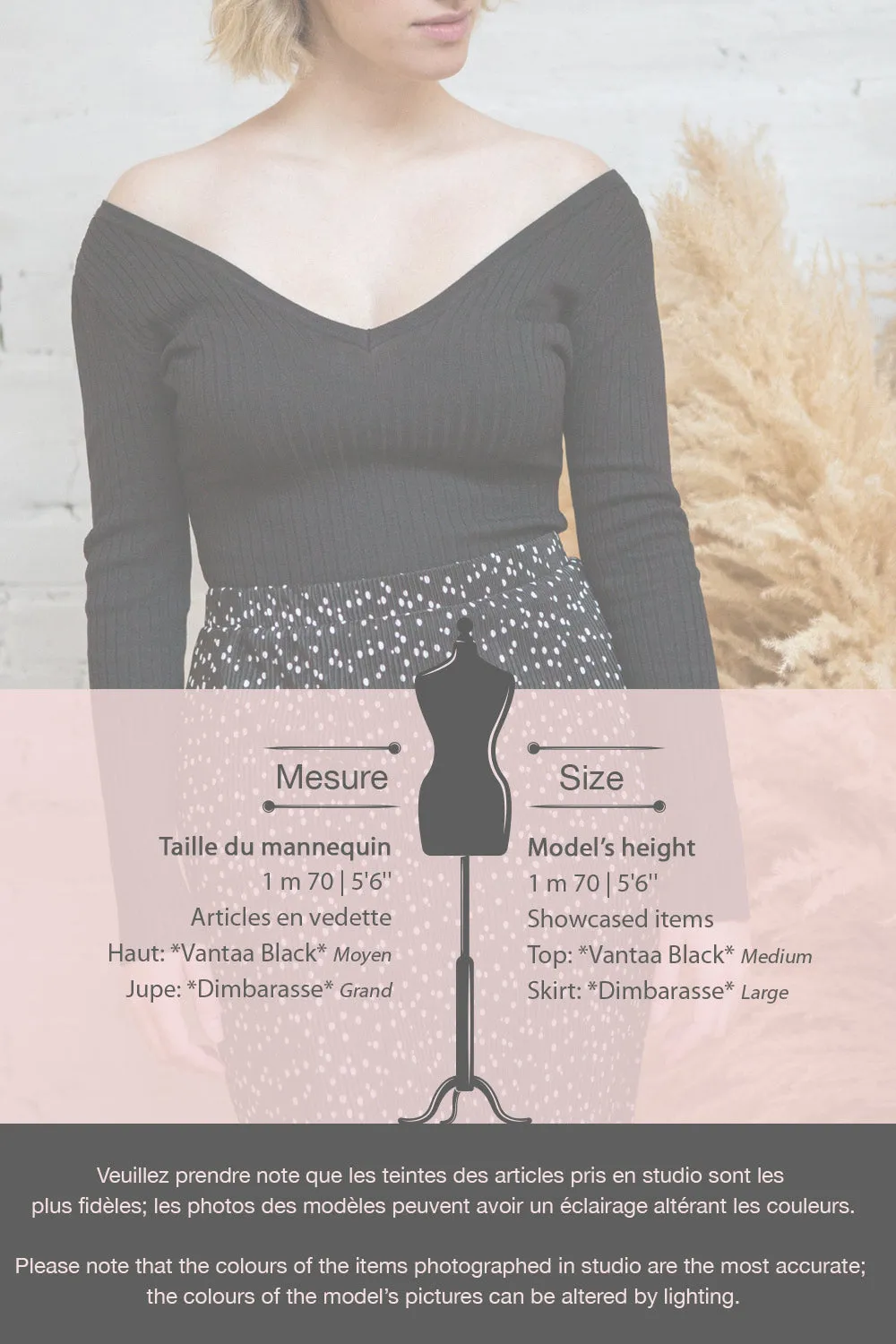 Vantaa Beige | Ribbed V-Neck Top