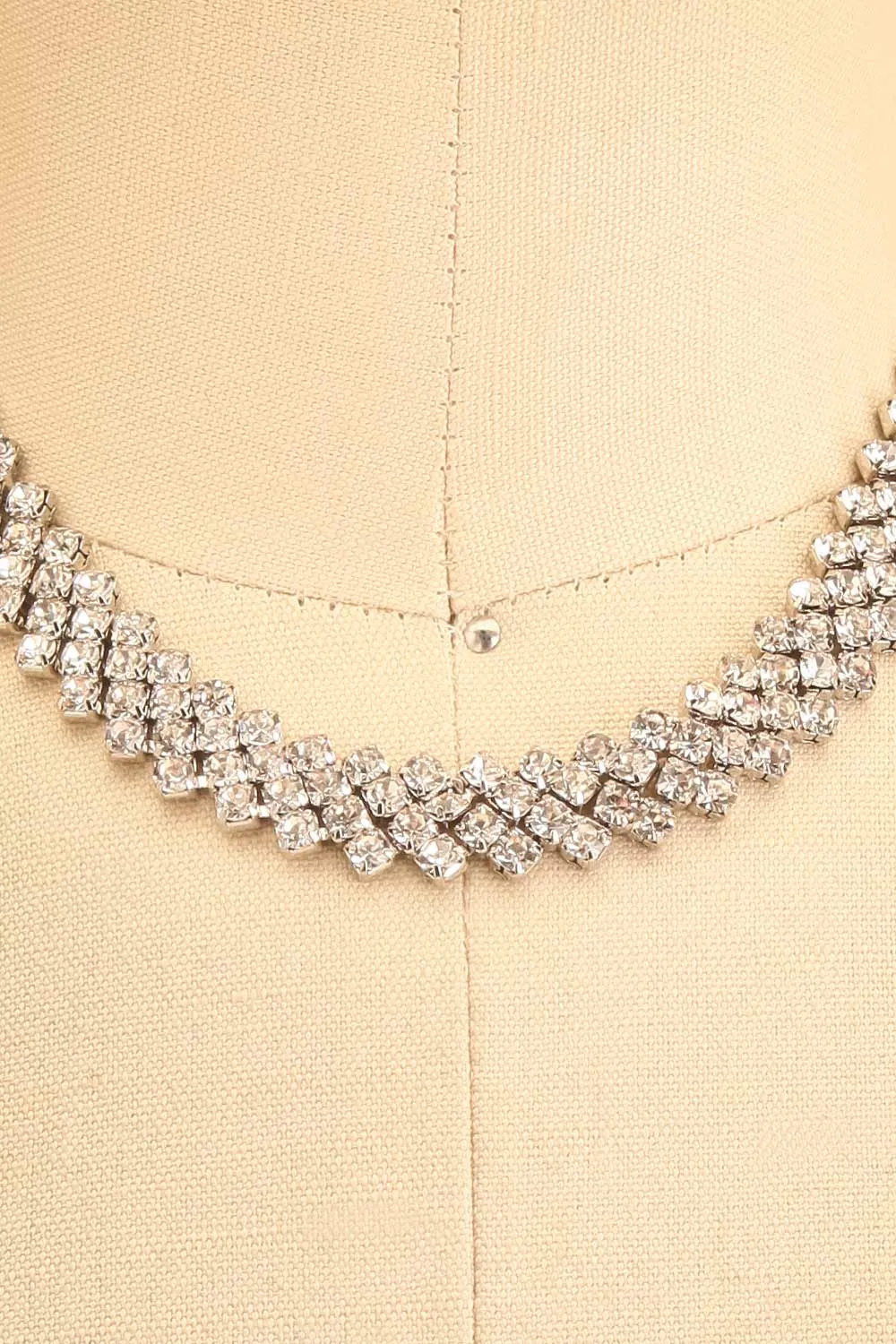 Varina | Crystal Choker Necklace