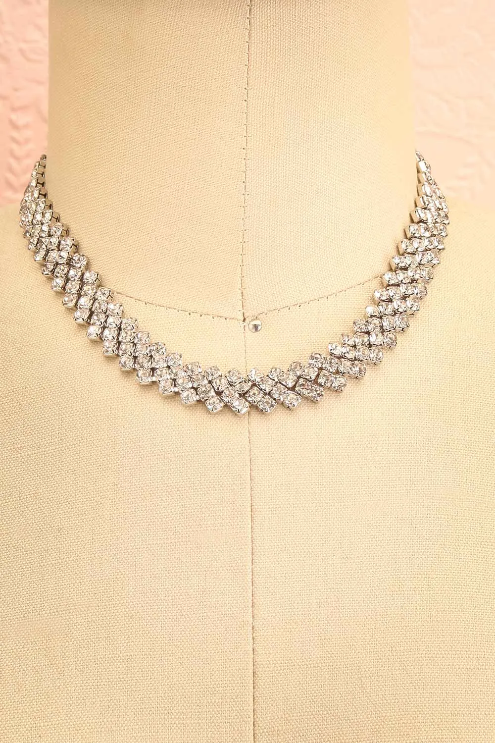 Varina | Crystal Choker Necklace