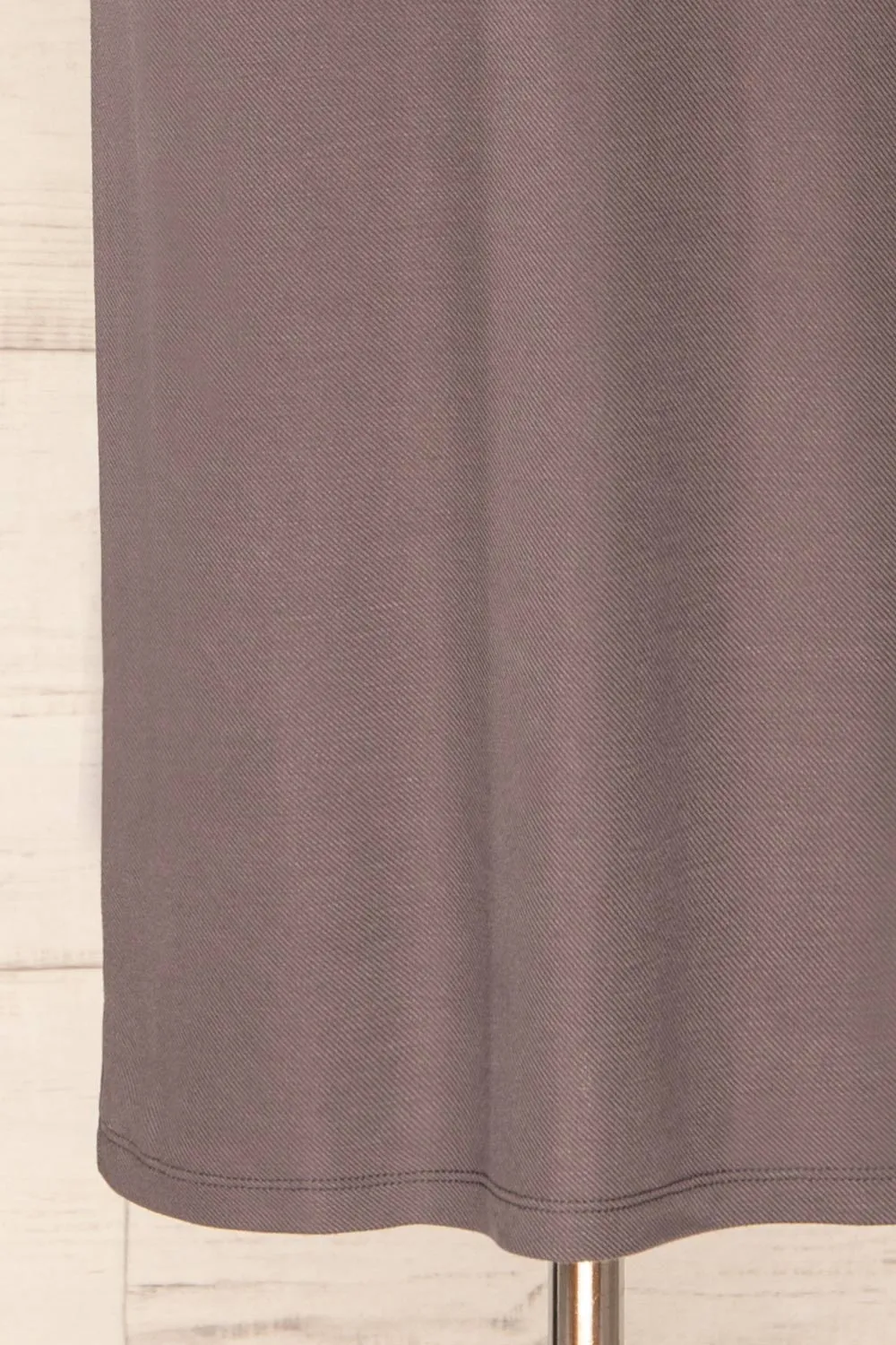 Warkalyk | Grey Straight Midi Skirt
