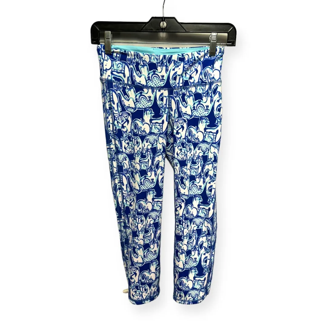 Weekender Crop Leggings Designer By Lilly Pulitzer In Get Trunky, Size: XS