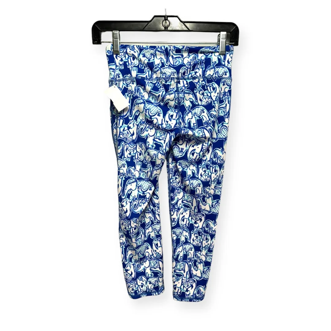 Weekender Crop Leggings Designer By Lilly Pulitzer In Get Trunky, Size: XS