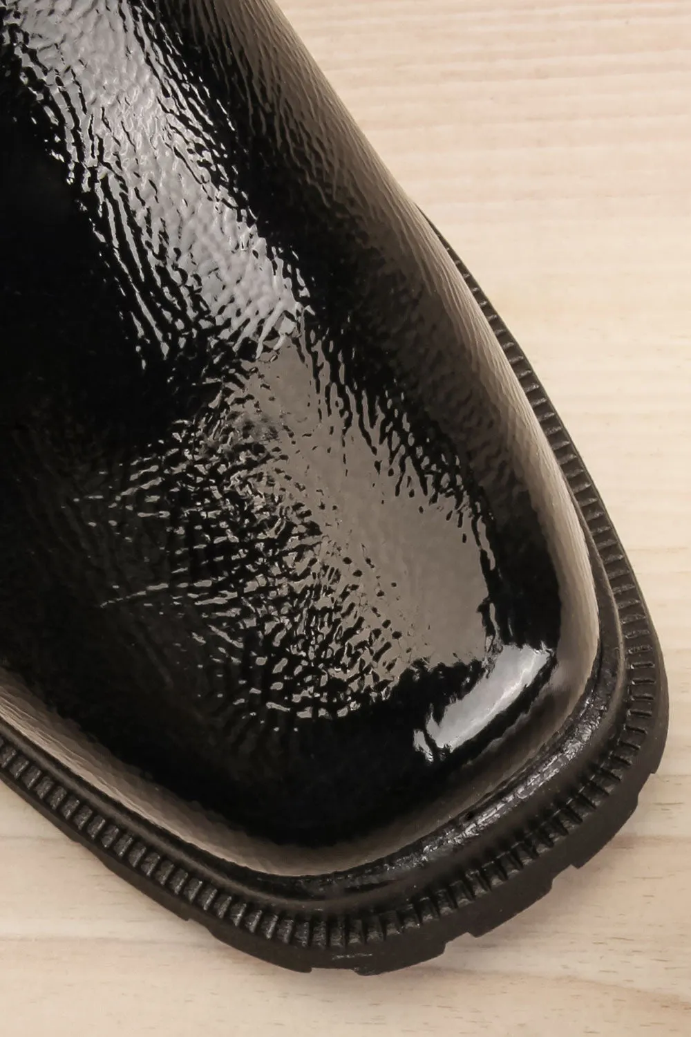 Westie | Black Platform Heeled Boots