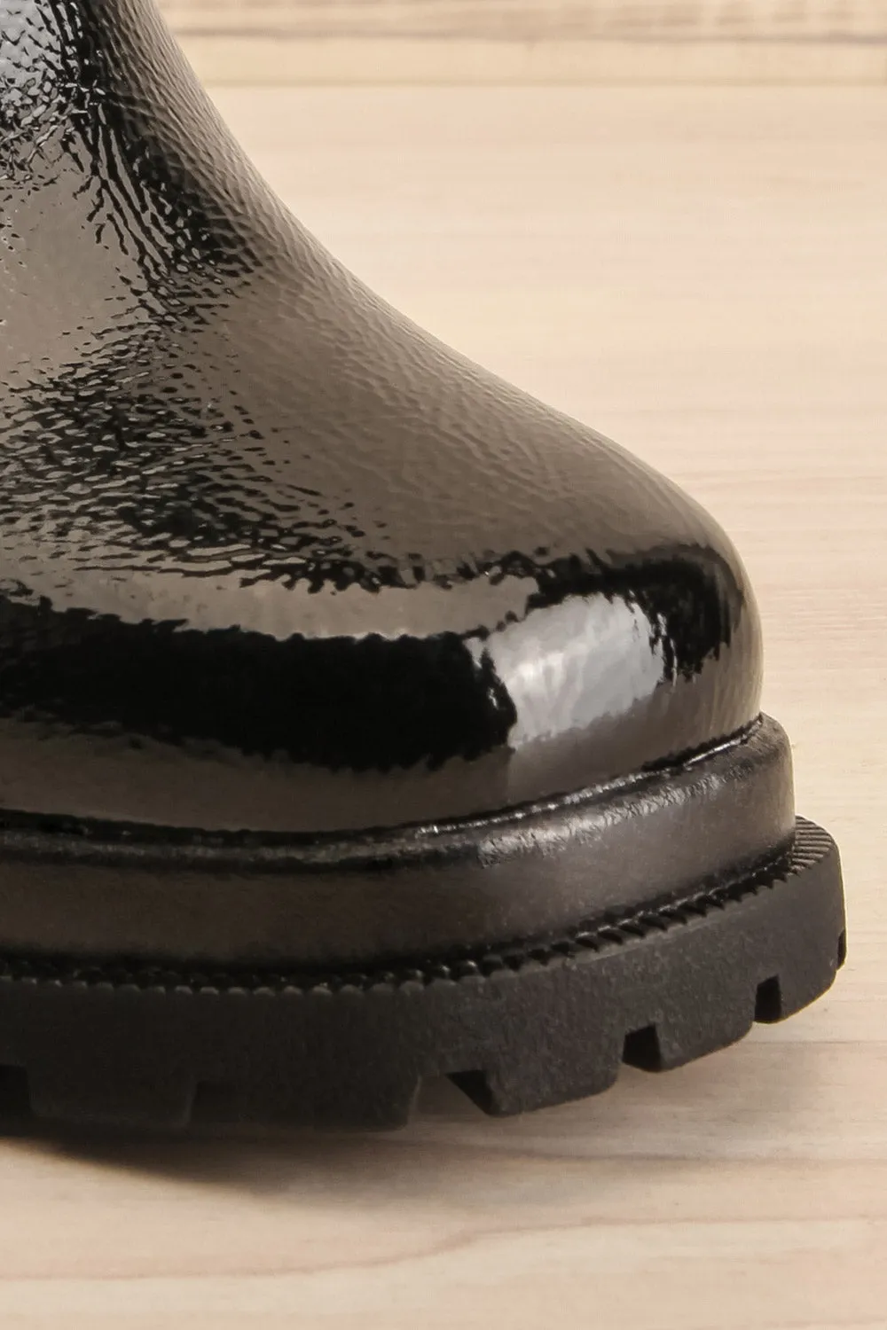 Westie | Black Platform Heeled Boots