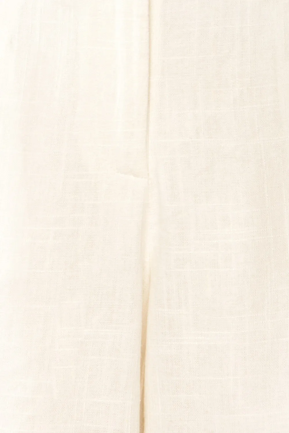 Wharfedale | White Linen Shorts w/ Elastic Waist