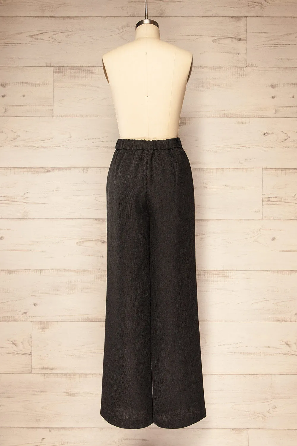 Wingston | Black Wide-Leg Pants