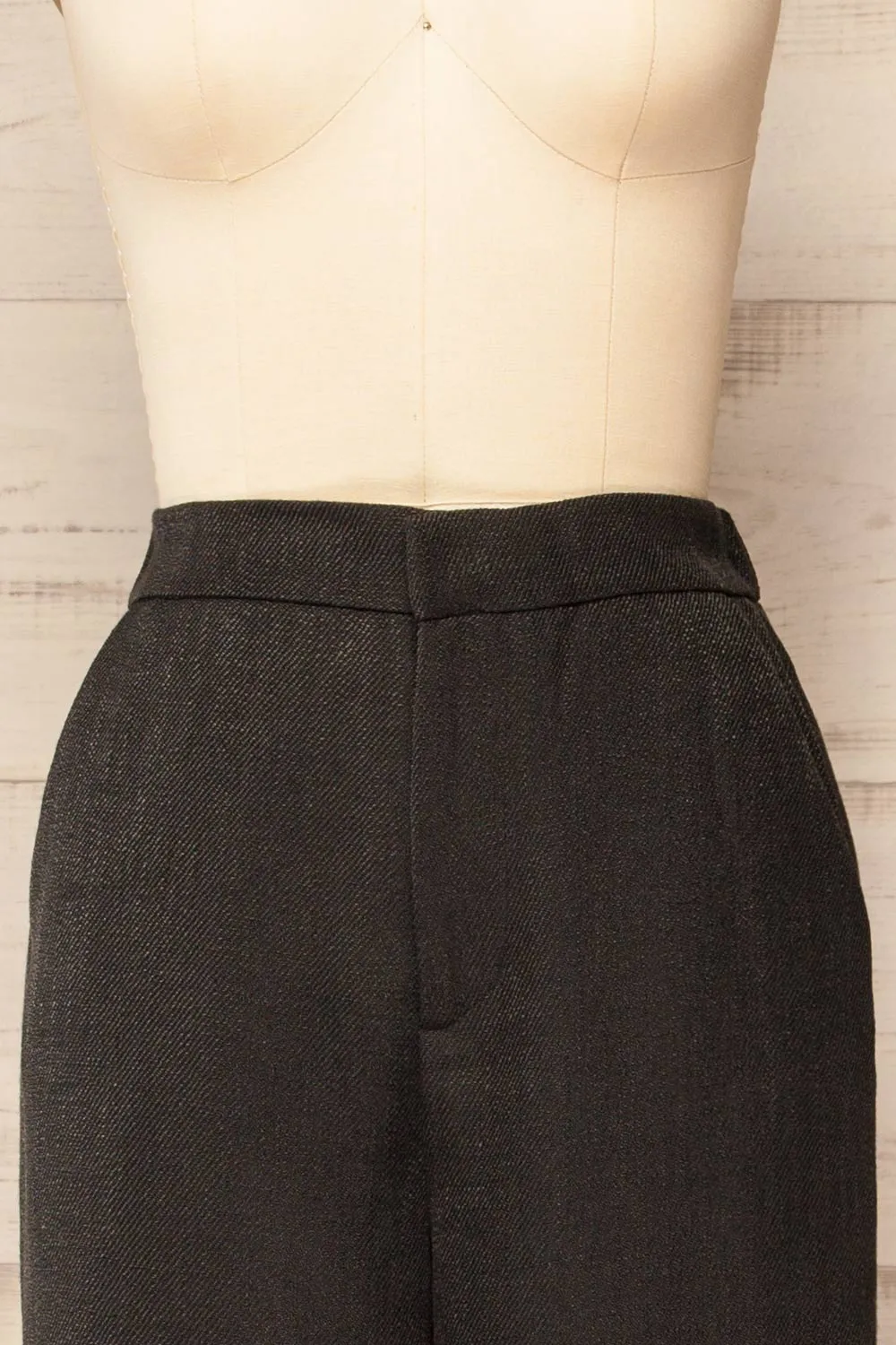 Wingston | Black Wide-Leg Pants