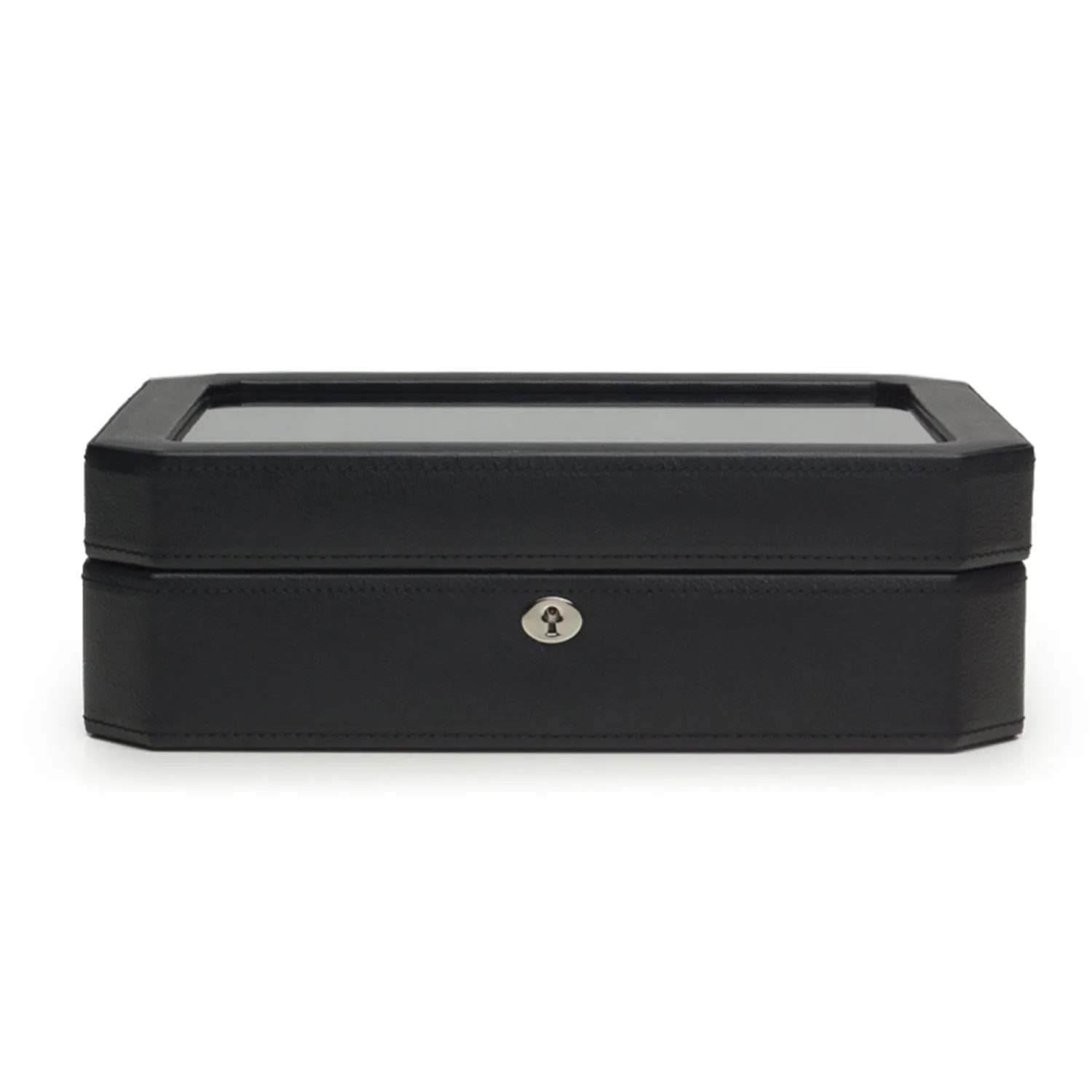 Wolf 458403 Windsor 10 Piece Watch Box in Black & Purple