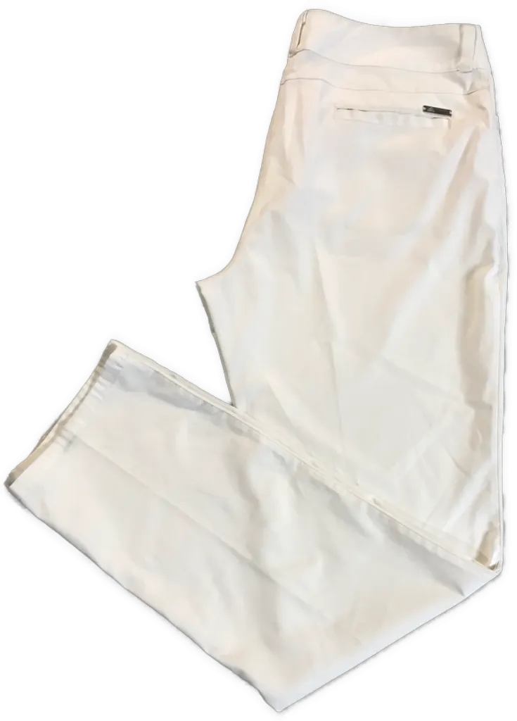 Women's Adidas White Golf Pant Size 12 MSP$75
