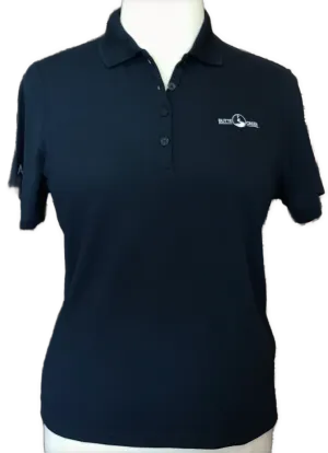 Women's Antigua Navy Golf Polo w/Logo Size XL