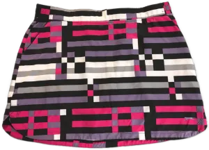 Women's Slazenger Geometric Multicolored Golf Skort Size XL