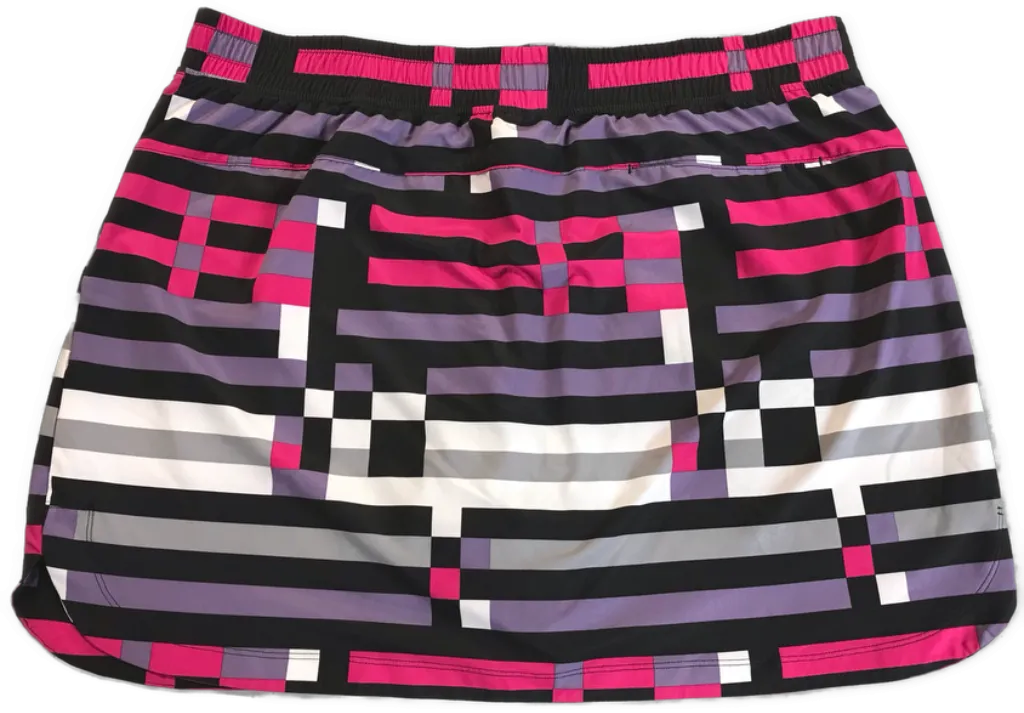 Women's Slazenger Geometric Multicolored Golf Skort Size XL
