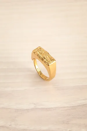 Zelos Gold | Gold-Plated Industrial Ring