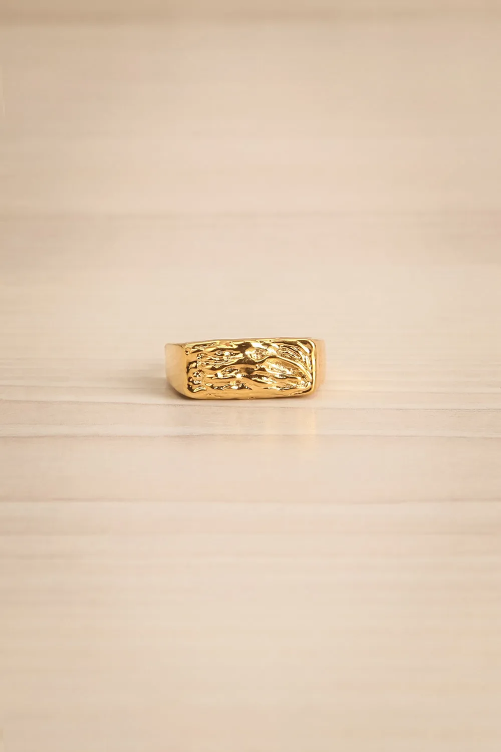 Zelos Gold | Gold-Plated Industrial Ring