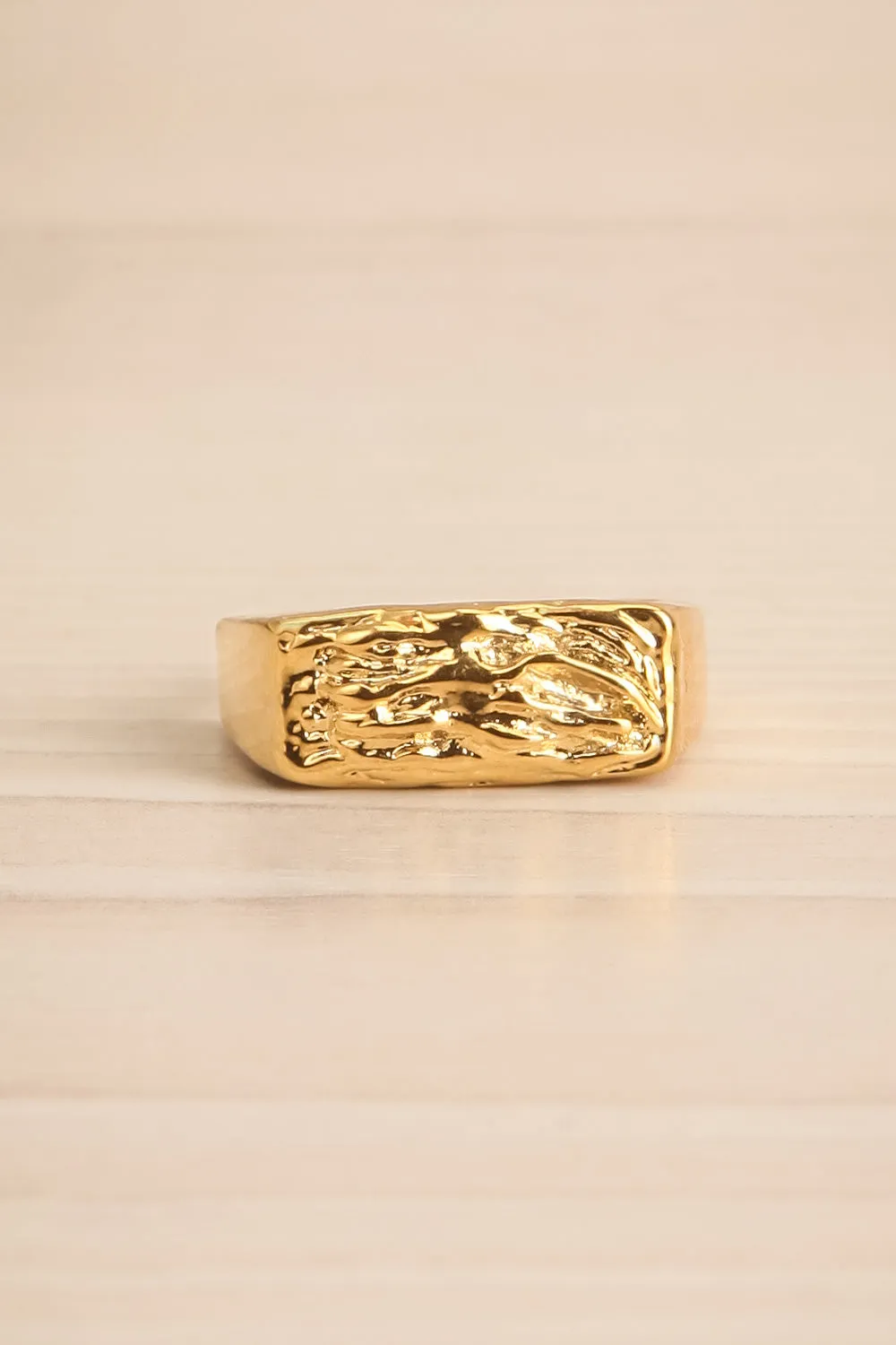Zelos Gold | Gold-Plated Industrial Ring