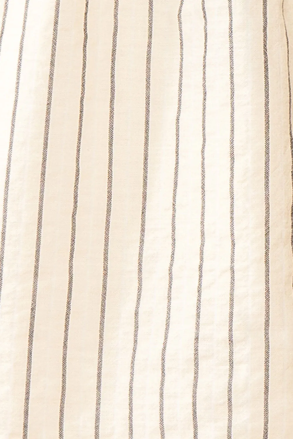 Zillah | Ivory Striped Loose Tank Top