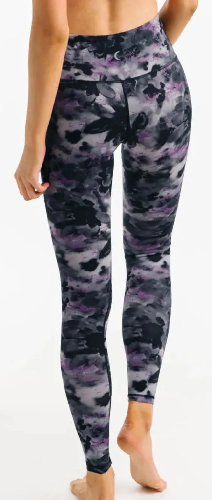 Zyia Floral Watercolor Soft n Snug Hi-rise Legging 28" Size 14 MSP$69