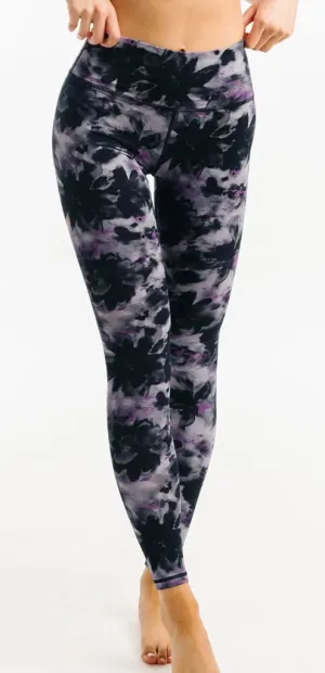 Zyia Floral Watercolor Soft n Snug Hi-rise Legging 28" Size 14 MSP$69